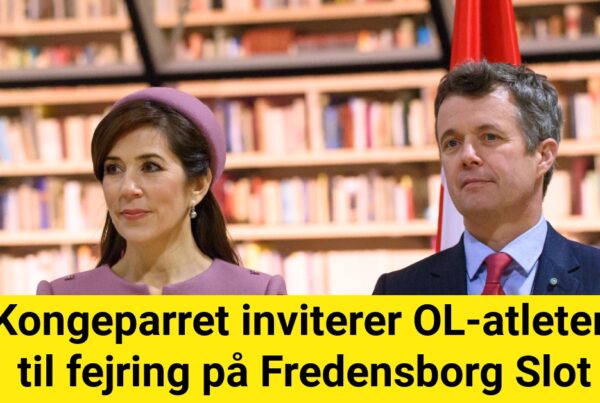 Kongeparret inviterer OL-atleter til fejring på Fredensborg Slot