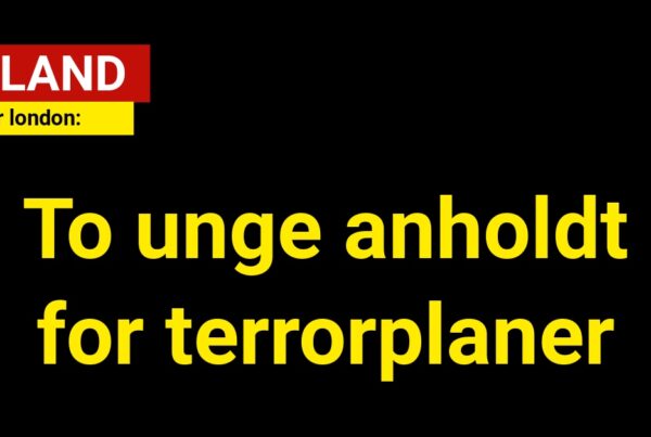 To unge anholdt for terrorplaner nær London