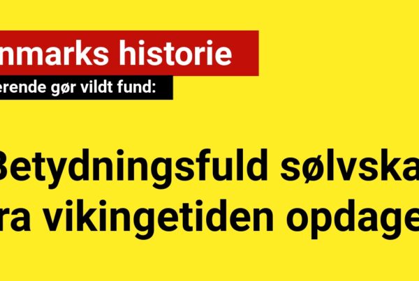 Studerende gør vildt fund: Sølvskat fra vikingetiden opdaget