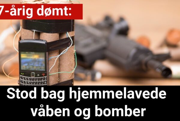 27-årig dømt for eksplosive hjemmelavede bombemidler