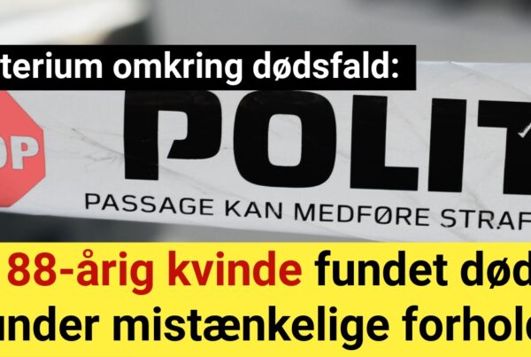 Mysterium omkring dødsfald: 88-årig kvinde fundet død under mistænkelige forhold