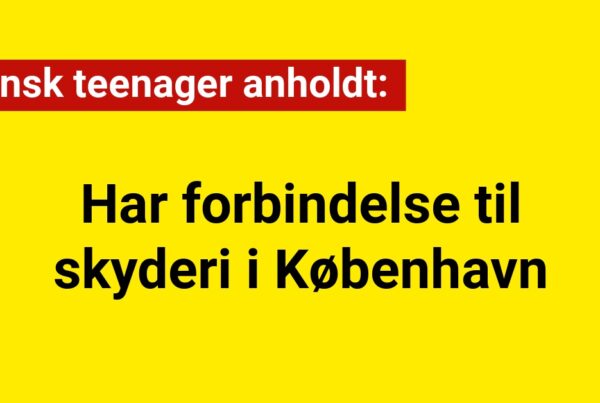 Svensk teenager anholdt: Har forbindelse til skyderi i København