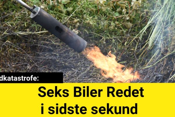 Brandkatastrofe: Seks Biler Redet i sidste sekund