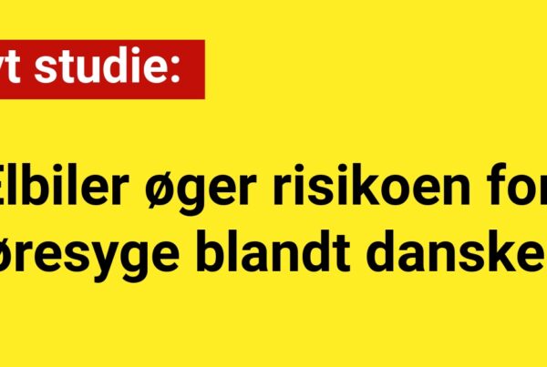 Elbiler øger risikoen for køresyge blandt danskere