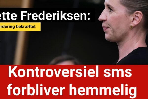 Mette Frederiksen: Kontroversiel sms forbliver hemmelig