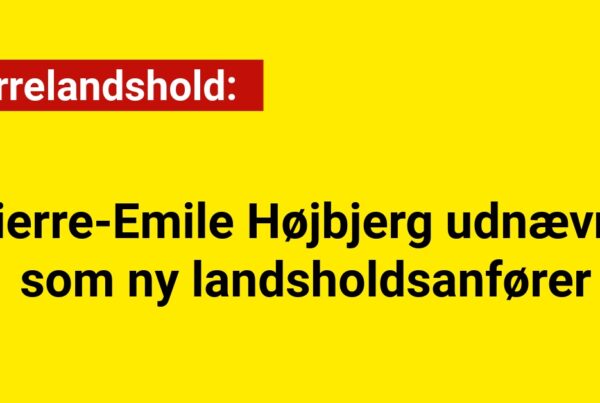 Pierre-Emile Højbjerg udnævnt som ny landsholdsanfører