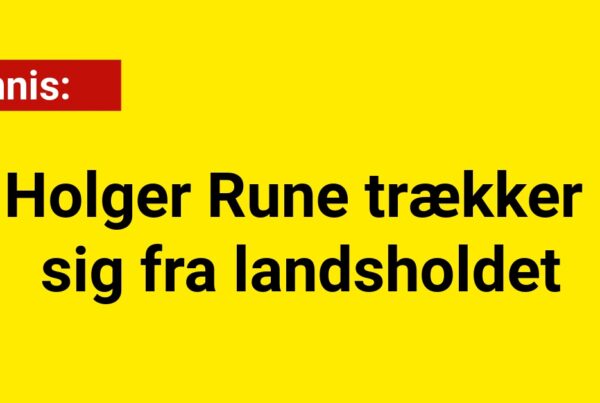 Holger Rune trækker sig fra landsholdet