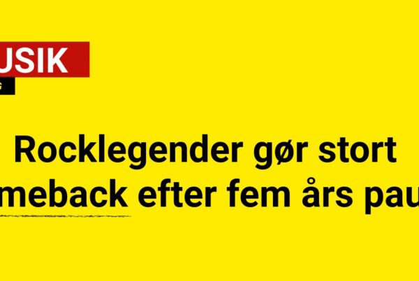 Rocklegender gør stort comeback efter fem års pause