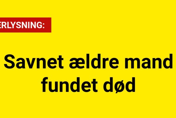 Savnet ældre mand fundet død