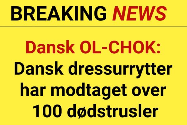 Dansk OL-CHOK: Dansk dressurrytter har modtaget over 100 dødstrusler