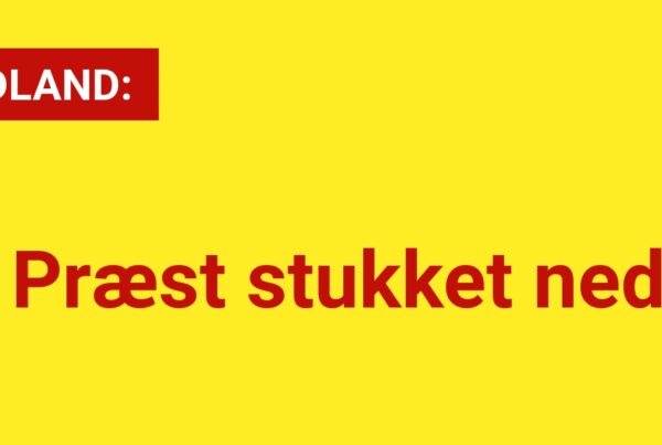 Præst stukket ned - Udland