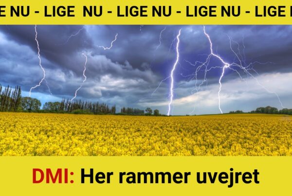 DMI: Her rammer uvejret