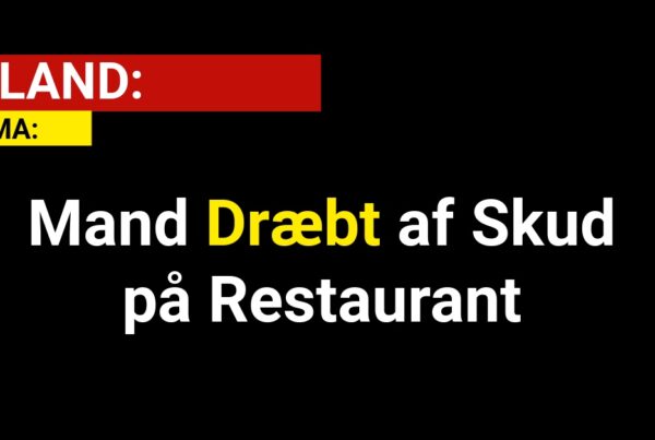 Mand Dræbt af Skud på Restaurant - Udland