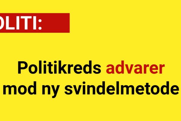 Politikreds advarer mod ny svindelmetode