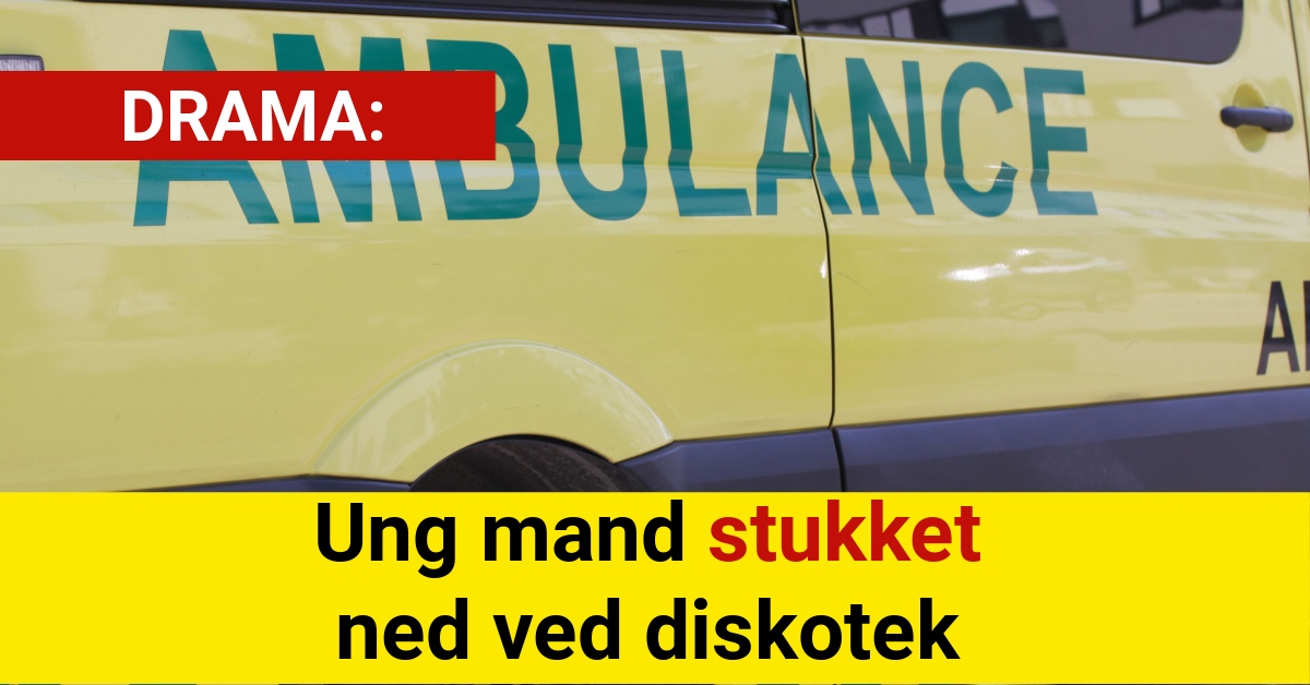 DRAMA: Ung mand stukket ned ved diskotek