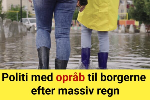 Politi med opråb til borgerne efter massiv regn