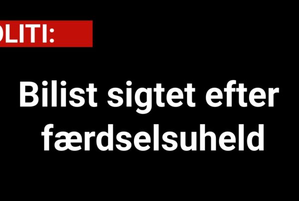Bilist sigtet efter færdselsuheld - 112