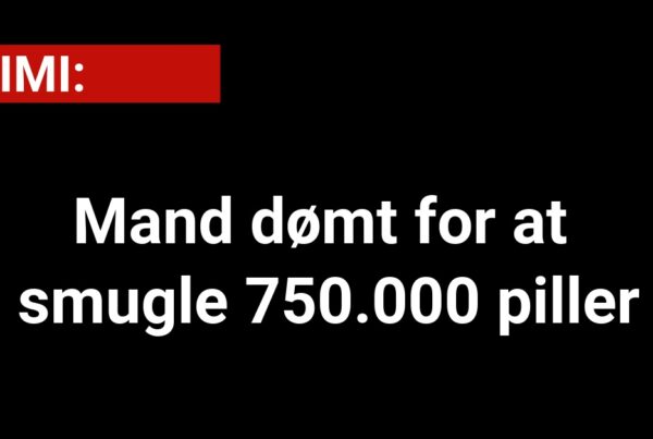 Mand dømt for at smugle 750.000 piller