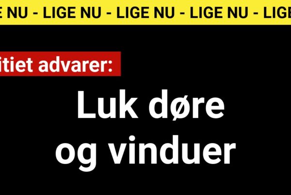 Politiet advarer: Luk døre og vinduer - Krimi