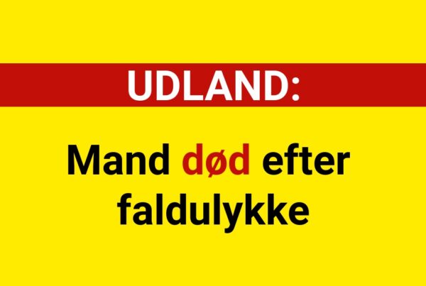 Mand død efter faldulykke - Udland