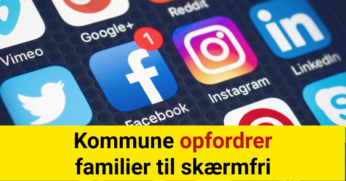 Kommune opfordrer familier til skærmfri