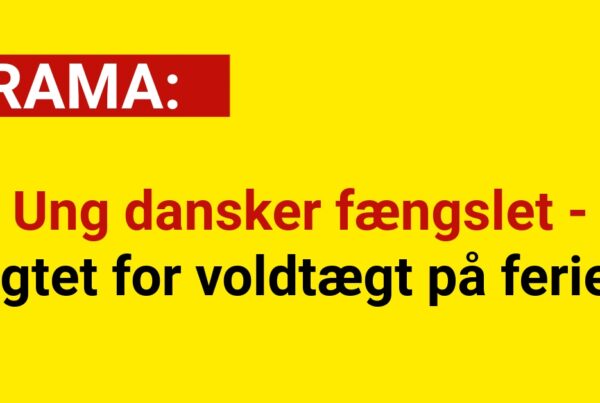 Ung dansker fængslet - sigtet for voldtægt på ferieø