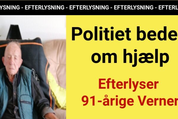 LIGE NU: Politiet efterlyser 91-årige Verner