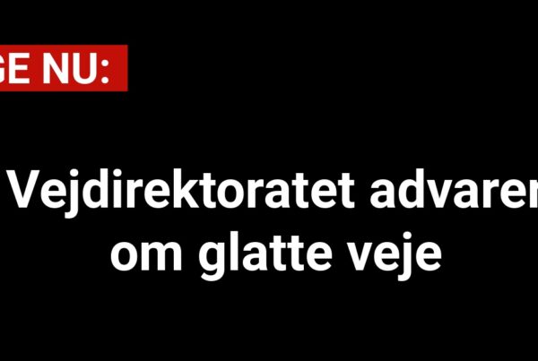 Vejdirektoratet advarer om glatte veje