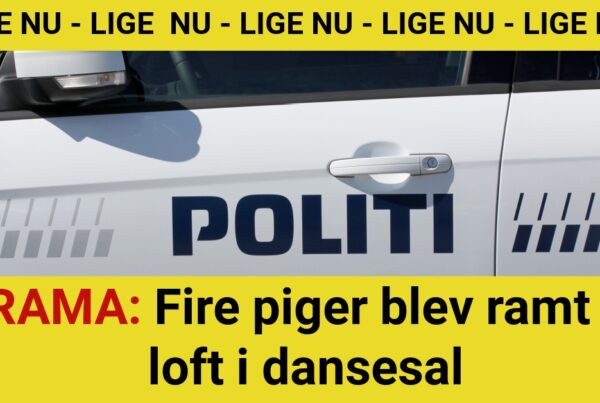 DRAMA: Fire piger blev ramt af loft i dansesal