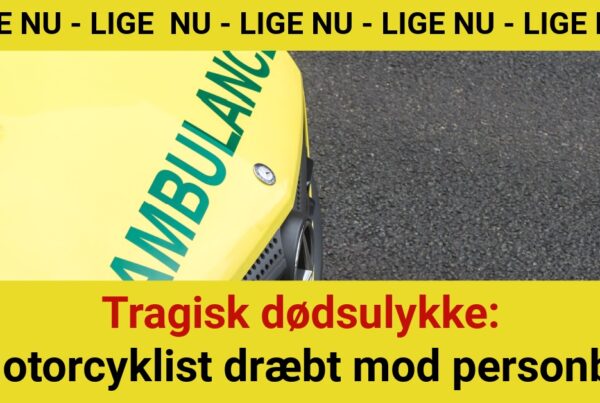 Tragisk dødsulykke: Motorcyklist dræbt mod personbil