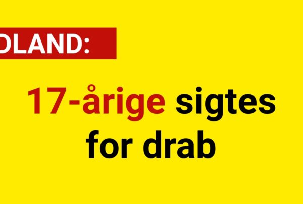 17-årige sigtes for drab - Udland