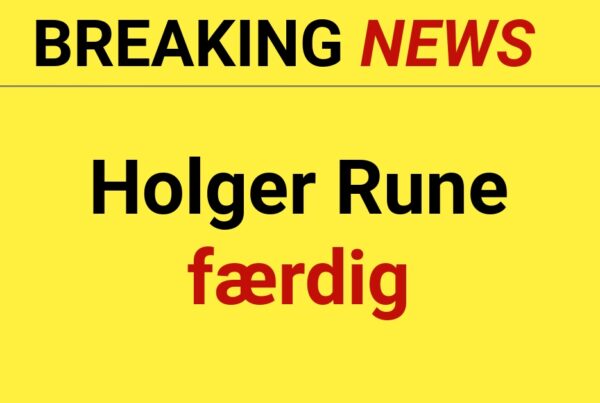 Holger Rune færdig