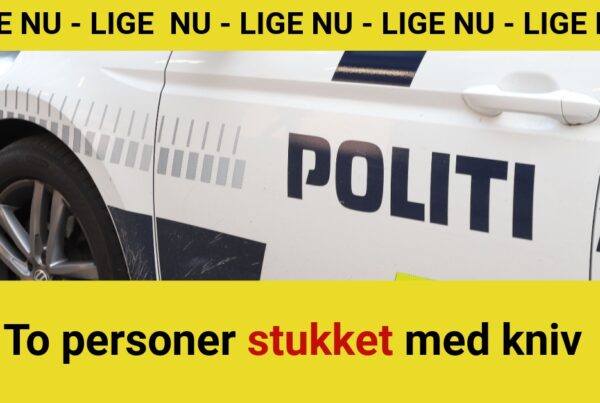 To personer stukket med kniv