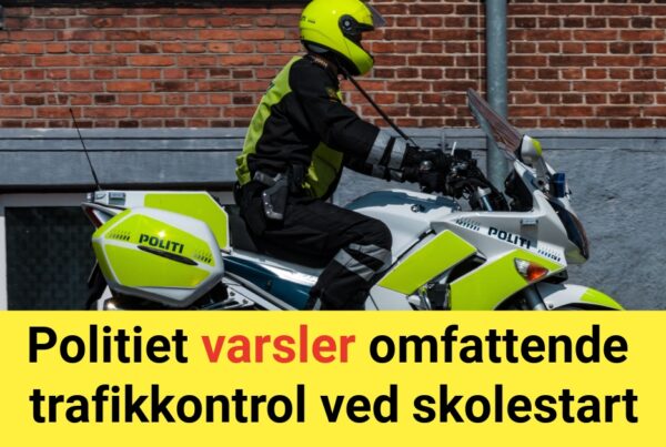 Politiet varsler omfattende trafikkontrol ved skolestart