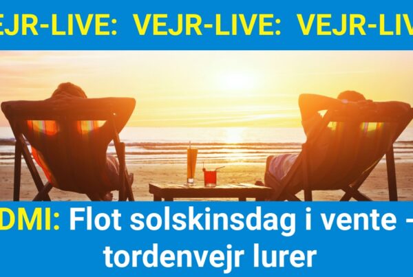 DMI: Flot solskinsdag i vente - tordenvejr lurer