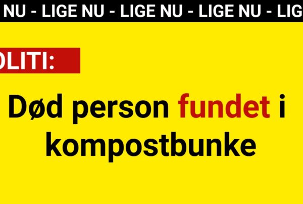 POLITI: Død person fundet i kompostbunke