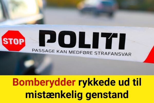 Bomberydder rykkede ud til mistænkelig genstand