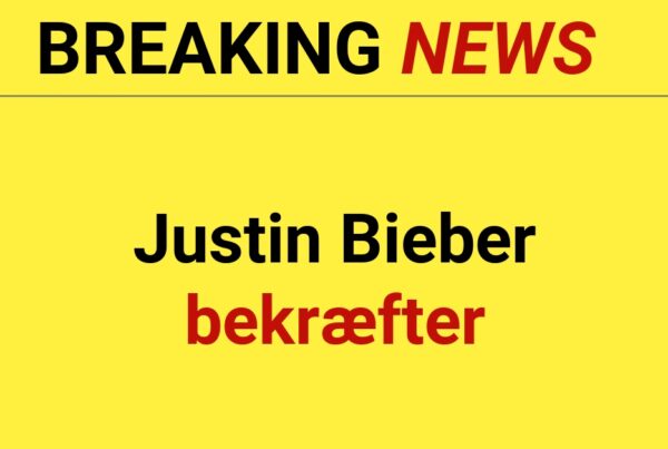 Justin Bieber bekræfter