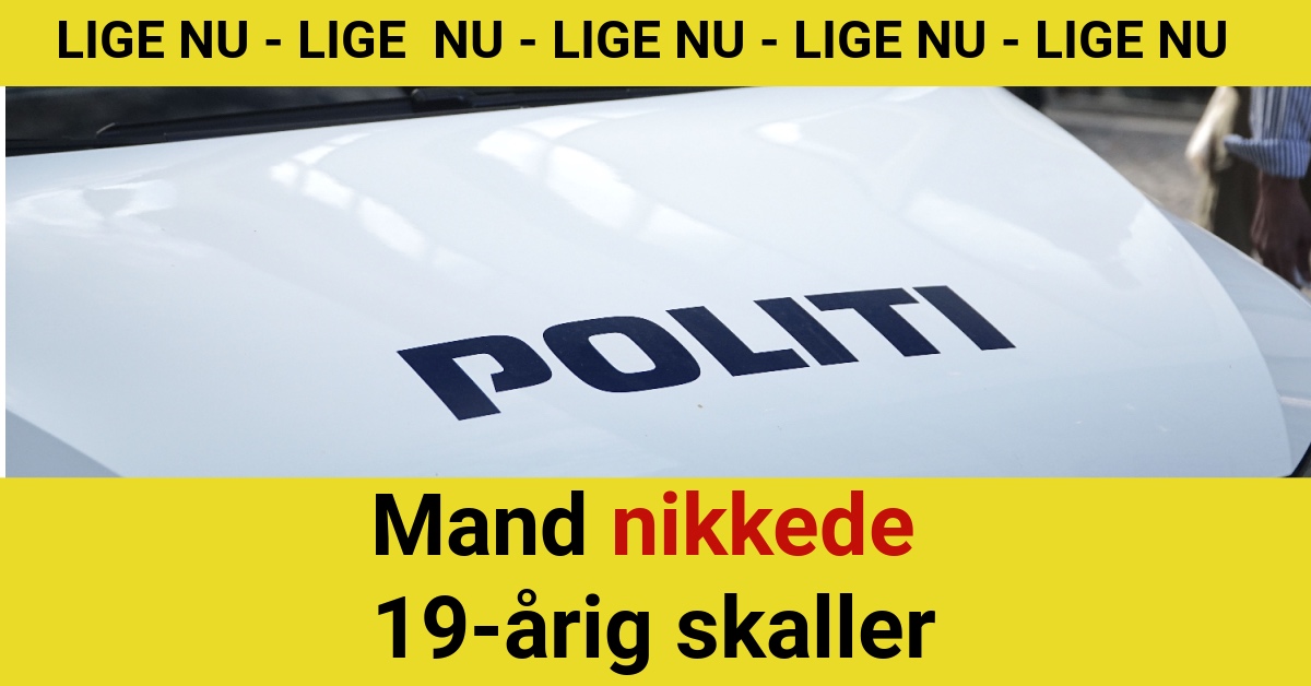 Mand nikkede 19-årig skaller - Krimi