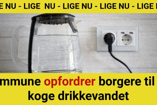Kommune opfordrer borgere til at koge drikkevandet