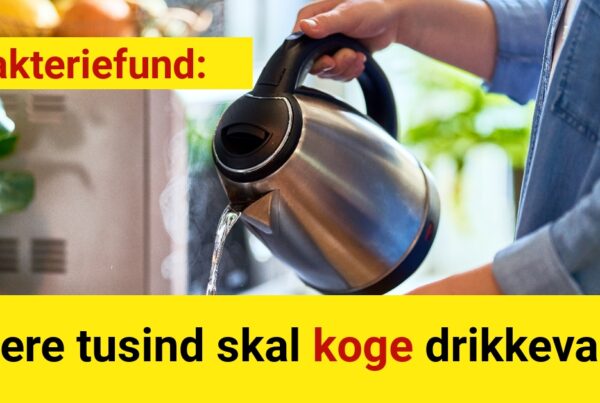 bakteriefund: Flere tusind skal koge drikkevand