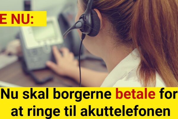 Nu skal borgerne betale for at ringe til akuttelefonen