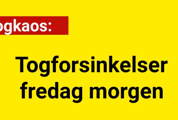 Togkaos: Togforsinkelser fredag morgen