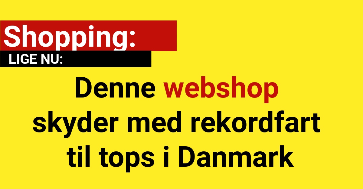 Denne webshop skyder med rekordfart til tops i Danmark