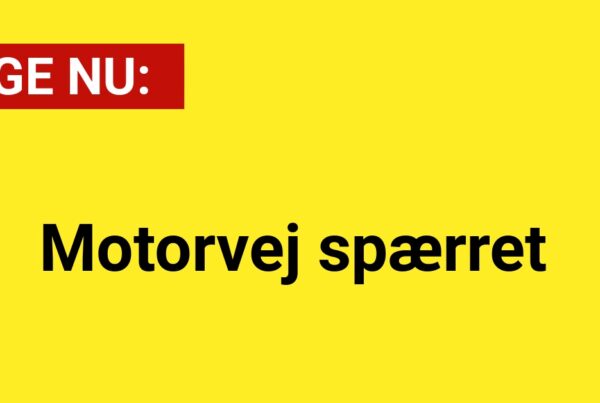 Motorvej spærret