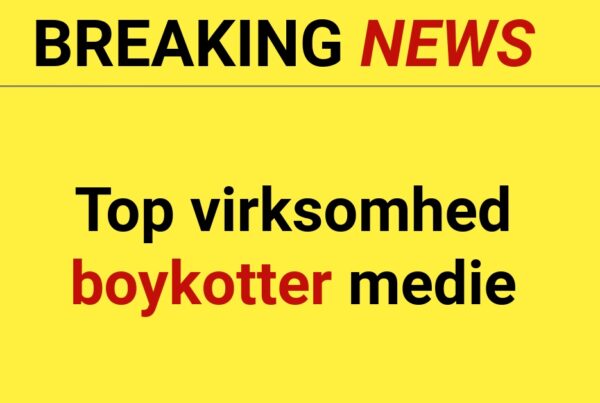 Top virksomhed boykotter medie
