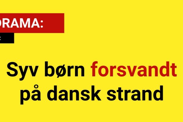 DRAMA: Syv børn forsvandt på dansk strand