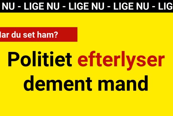 Politiet efterlyser dement mand - Har du set ham?