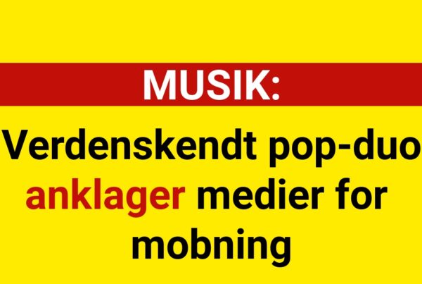 Verdenskendt pop-duo anklager medier for mobning