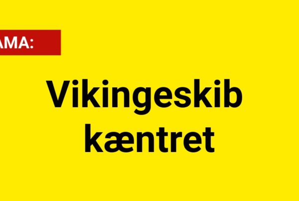 DRAMA: Vikingeskib kæntret